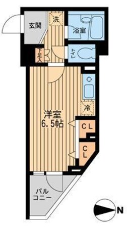 ドゥーエ西大島の物件間取画像
